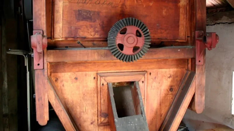 Původní mlýnské zařízení z konce 19. století