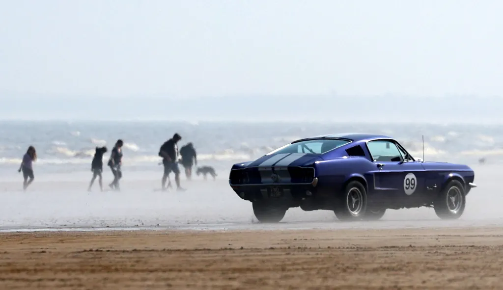 Pohled na jednoho ze závodníků