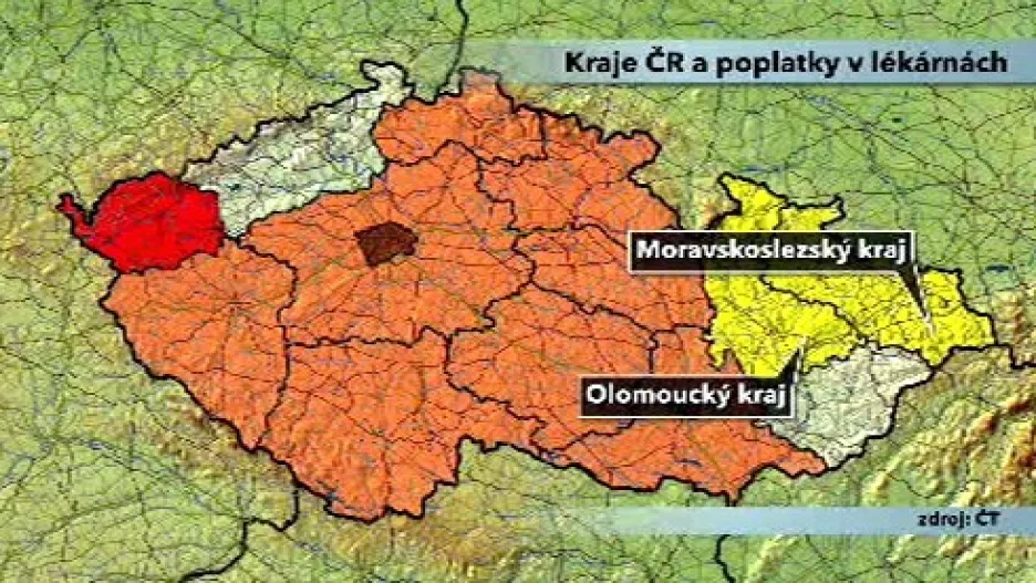 Kraje versus poplatky