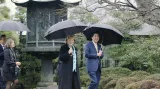 Angela Merkelová v Japonsku