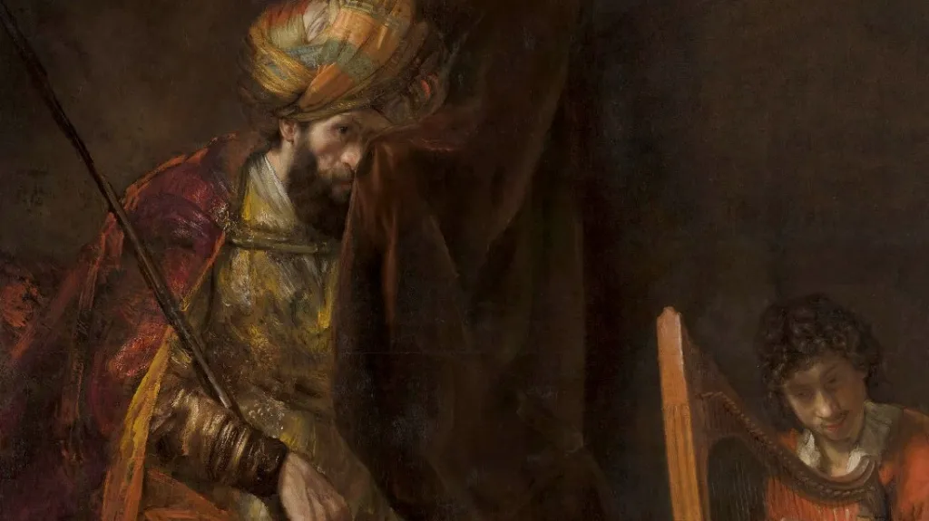 Rembrandt van Rijn - David a Saul