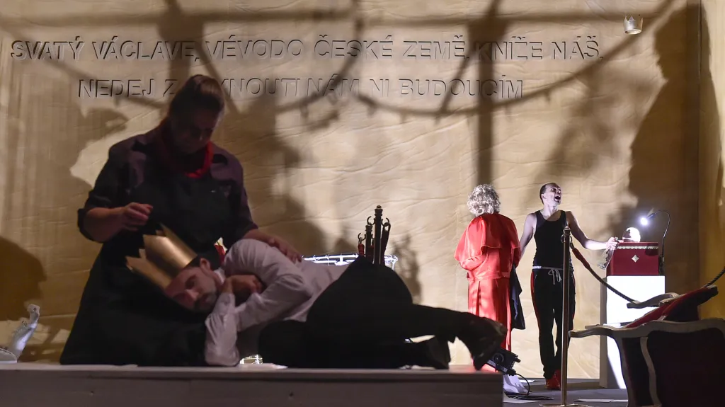 Hra Svatý Václav v Horáckém divadle