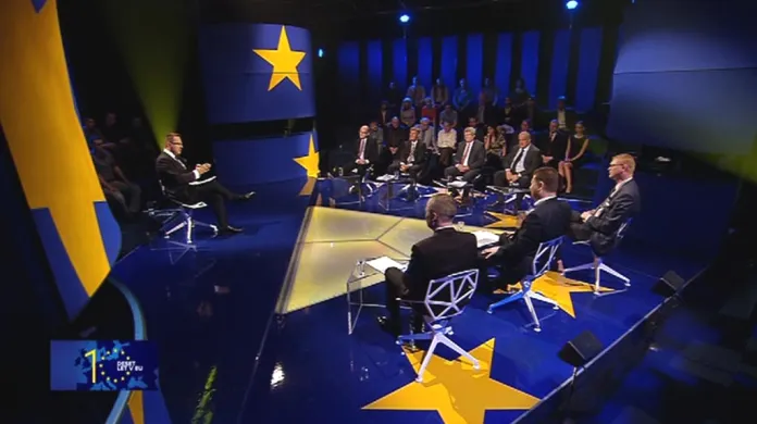 Debata předsedů stran před evropskými volbami
