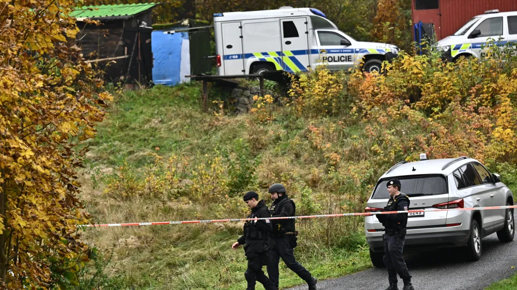 Policisté na místě činu