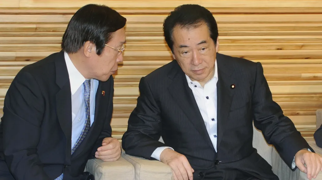 Odstupující japonský premiér Naoto Kan