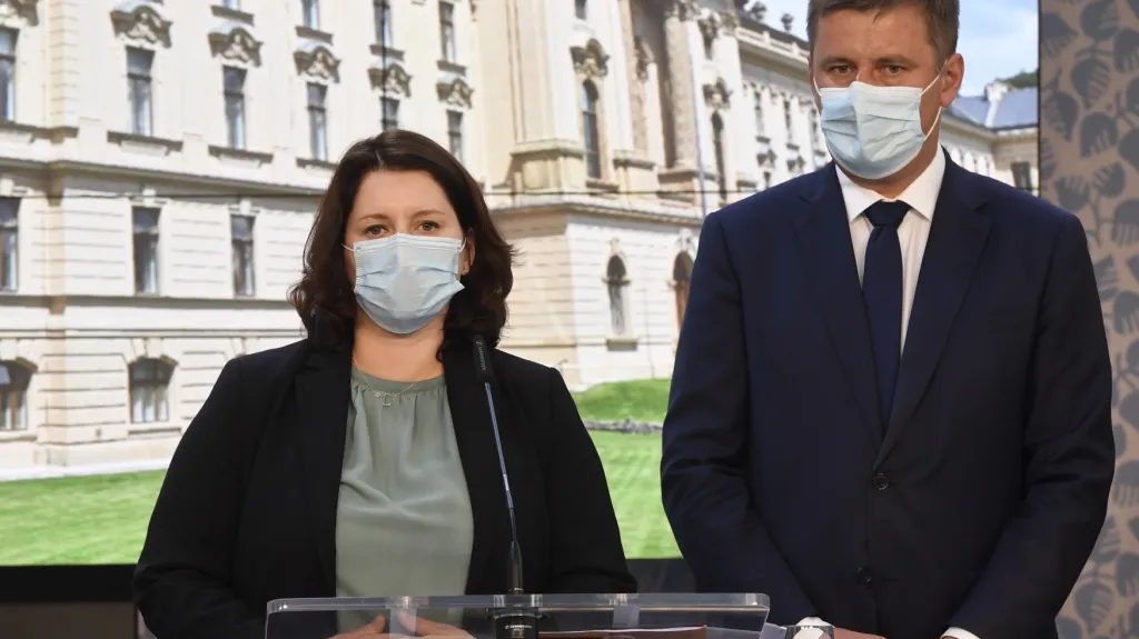 Jana Maláčová a Tomáš Petříček