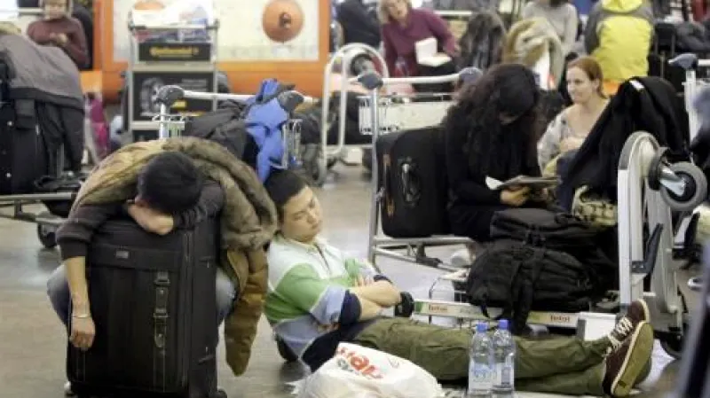 Cestující uvízli na letiští Šeremeťjevo