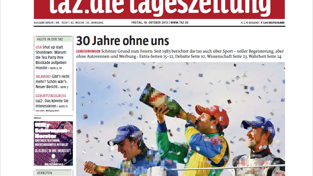 TAZ z 18. října 2013