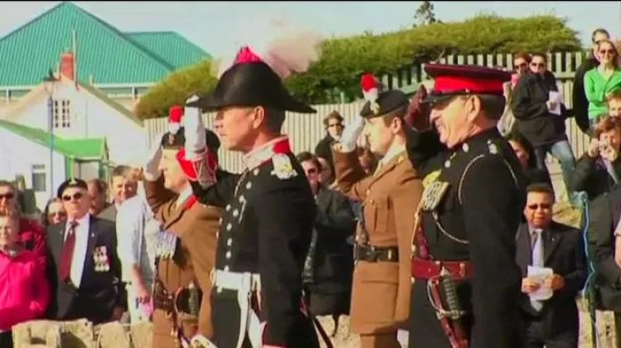 Na Falklandech si připomněli výročí začátku války