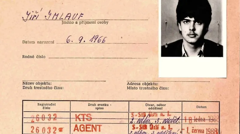 Ze spisu spolupracovníka StB Jiřího Imlaufa