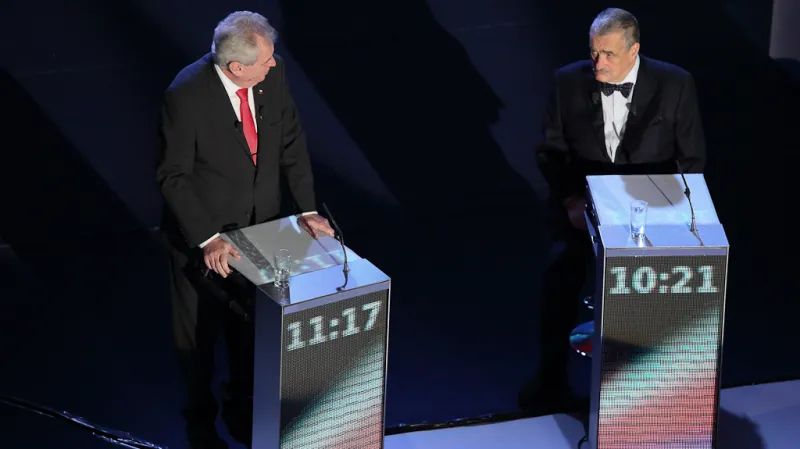 Miloš Zeman a Karel Schwarzenberg