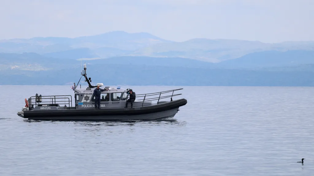 Člun Frontexu – ilustrační snímek