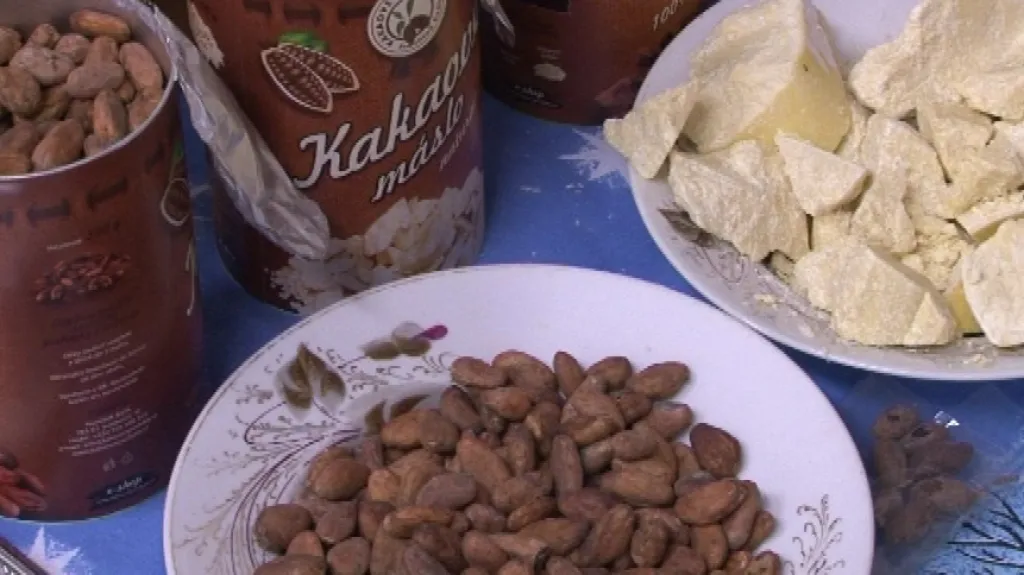 Návštěvníci uvidí i surovinu - kakaové boby