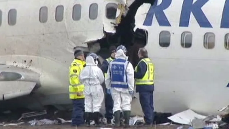 Vyšetřování havárie letadla