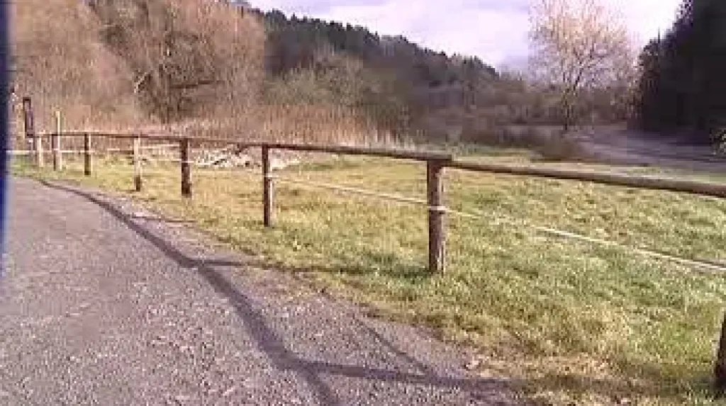 Rybník za plotem