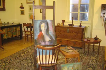 Expozice malířky Ludmily Jiřincové na Chvalském zámku