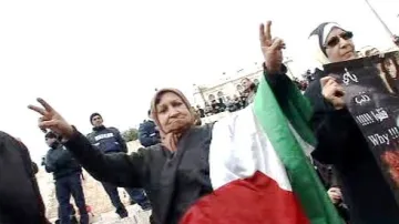 Demonstrace palestinských žen
