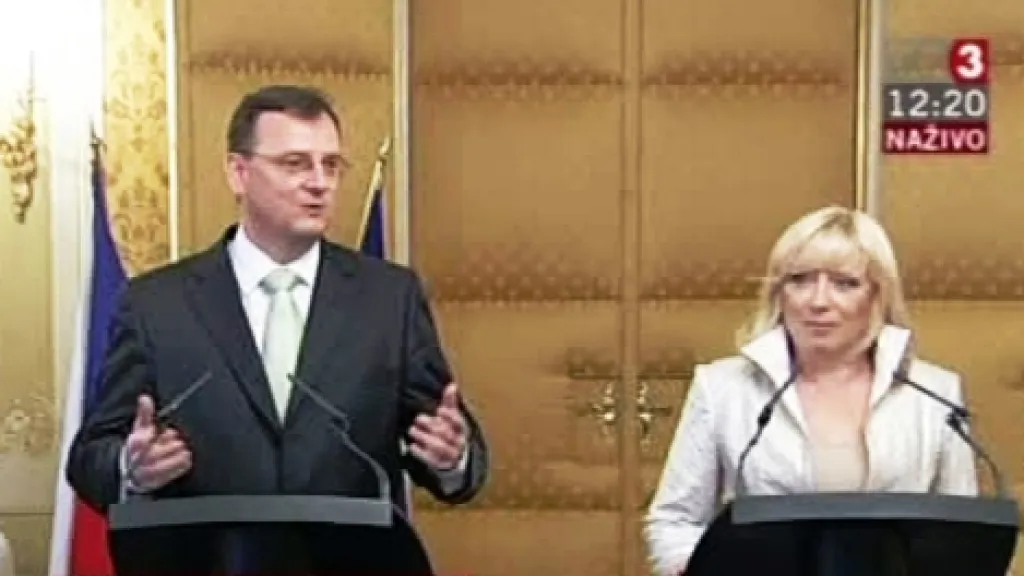 Petr Nečas a Iveta Radičová