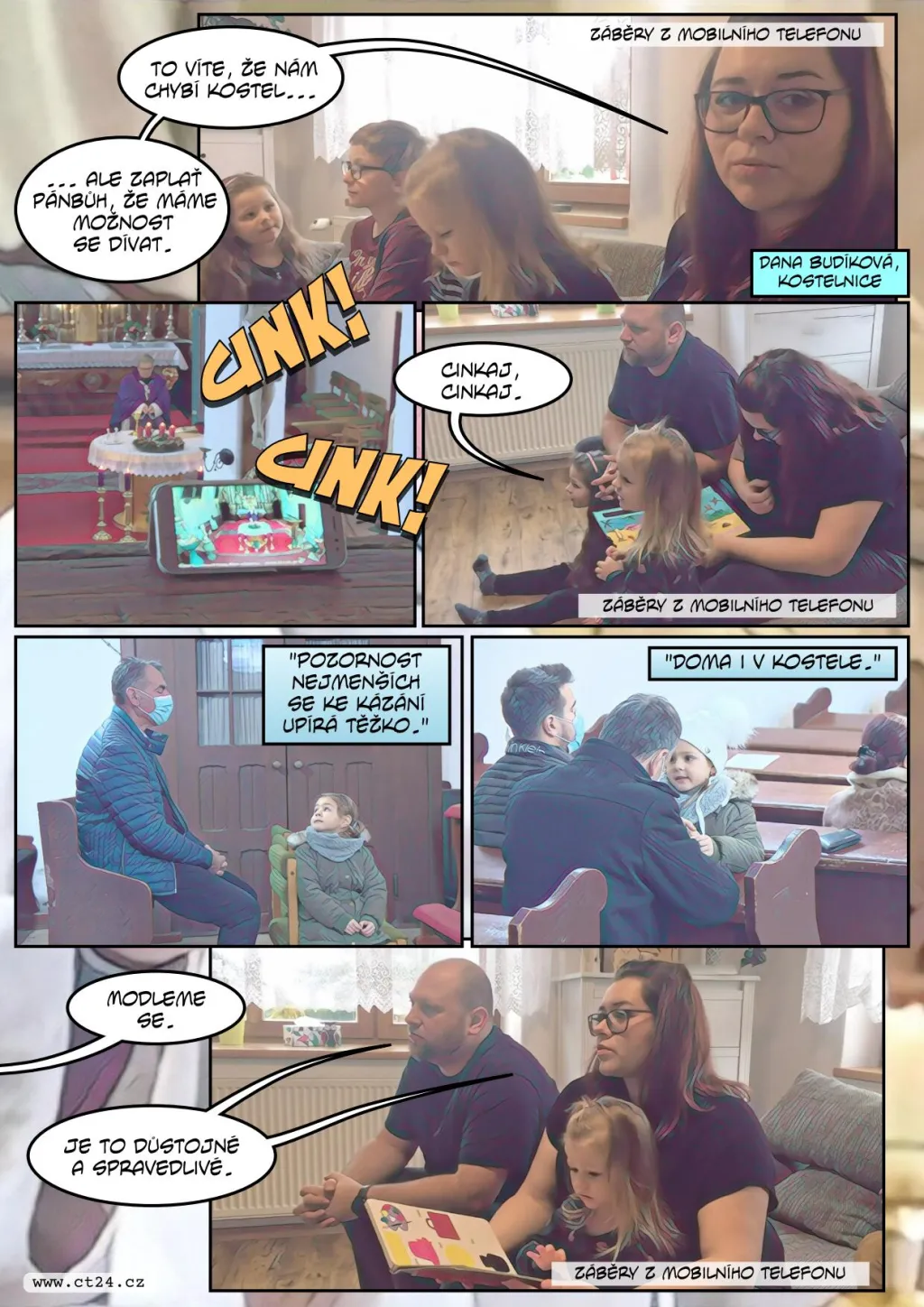 Do kostela podle pořadníků
