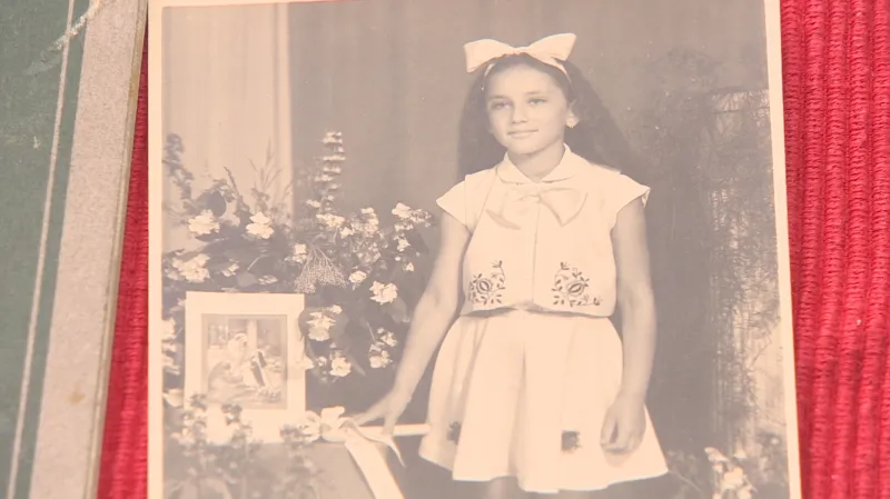 Manuela Valentová jako dítě