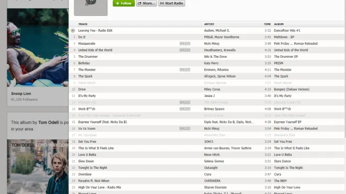 Spotify za vás k různým příležitostem sestaví playlist