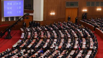 Výsledek hlasování čínského parlamentu o zákoně o etnické jednotě