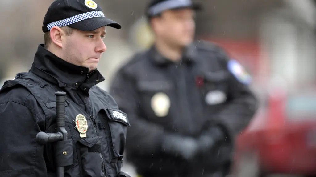 Policejní zásah v Uherském Brodě