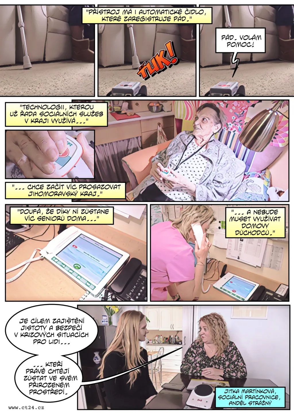 SOS náramky dokážou seniorům přivolat pomoc