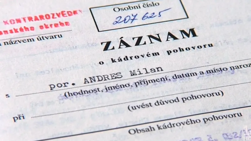 Záznam Milana Andrese