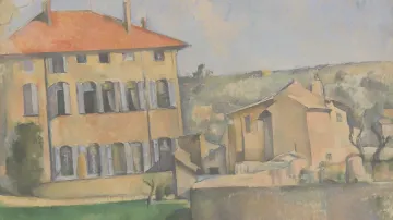 Paul Cézanne / Dům v Aix-en-Provence (detail)