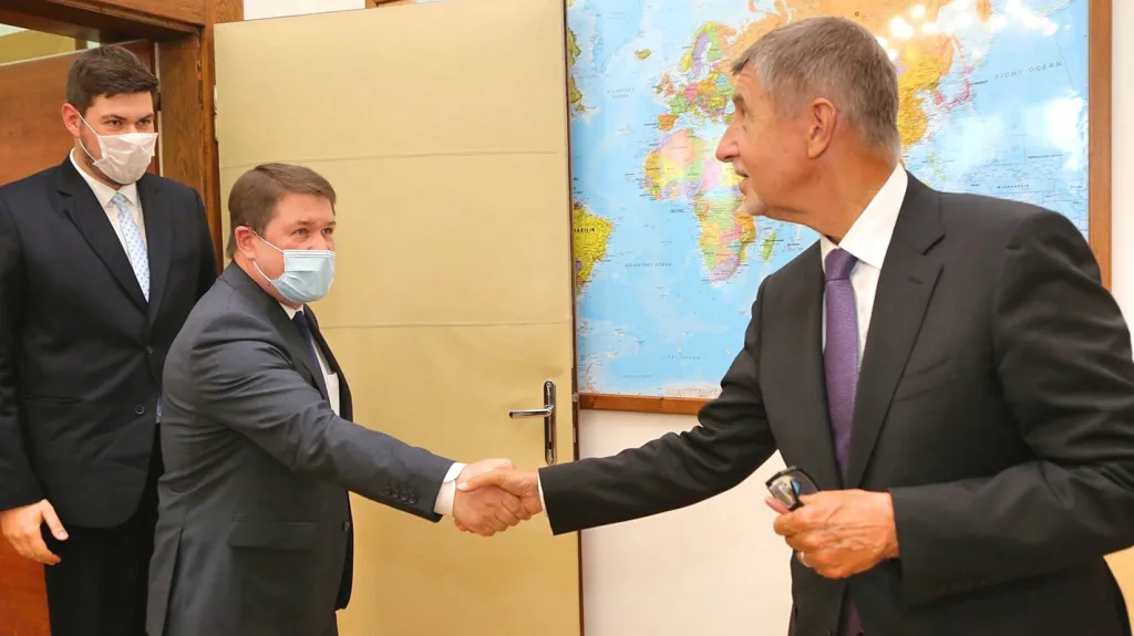 Valeryj Kurďukov a Andrej Babiš