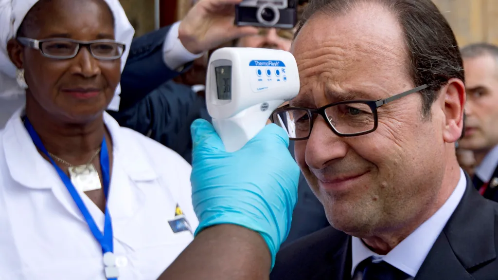 Francois Hollande v Guineji