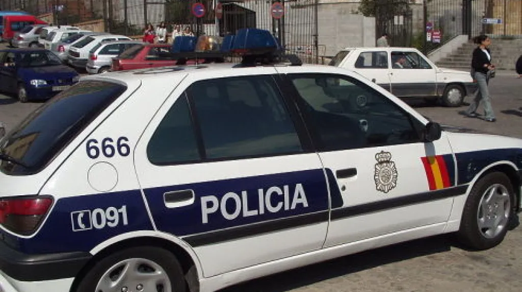 Španělské policejní auto
