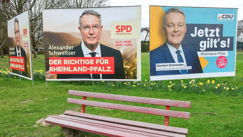 Volební billboardy v Porýní-Falci