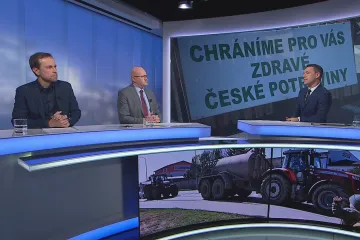 Evropská unie by měla pomoci Ukrajině dodávat obilí na předválečné trhy, míní Pýcha. Dovoz z Ruska by se měl utnout, dodal Krogman