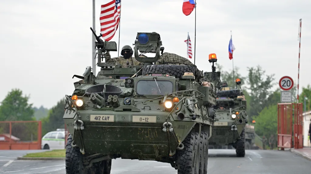 Americký konvoj projížděl Českou republikou letos na konci května