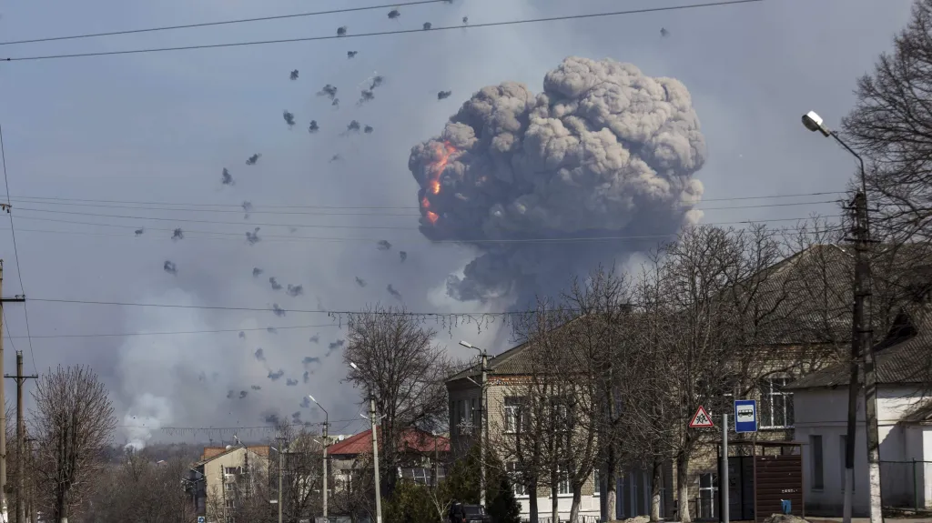 Exploze muničního skladu v Balaklije