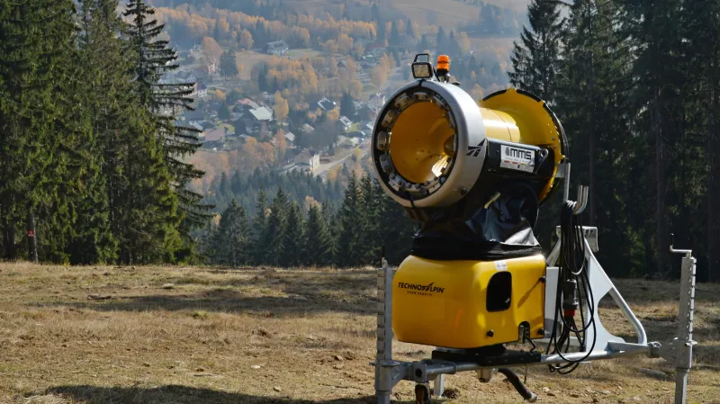 Sněžné dělo na Špičáku