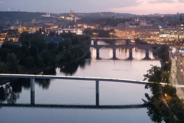 Hlavní cenu soutěže Grand Prix Architektů 2024 obdržela Štvanická lávka