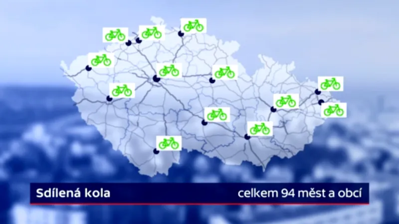 Možnost sdílení kol v ČR