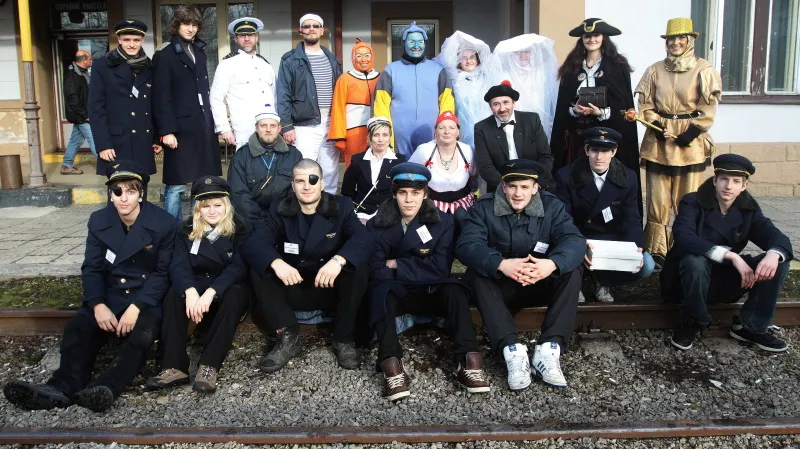 Z jízdy silvestrovského vlaku