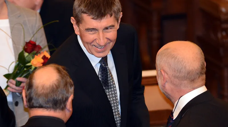 Poslanec Andrej Babiš (ANO) na ustavující schůzi Poslanecké sněmovny