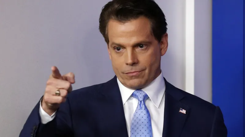 Bývalý ředitel komunikace Bílého domu Anthony Scaramucci