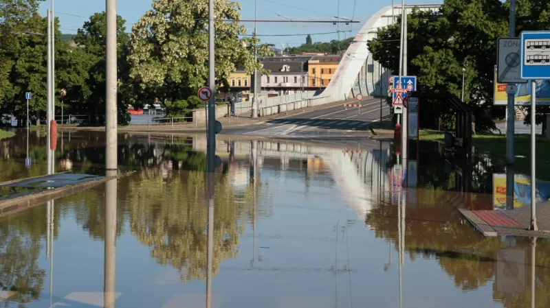 Zatopené Ústí nad Labem