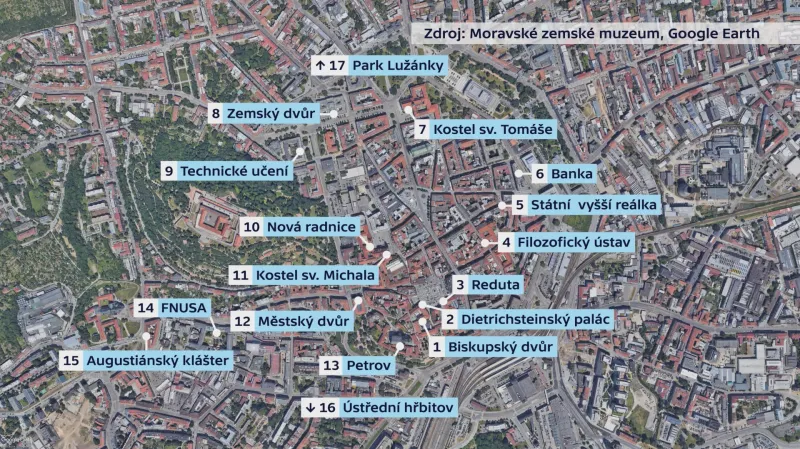 Mendelova stezka Brnem