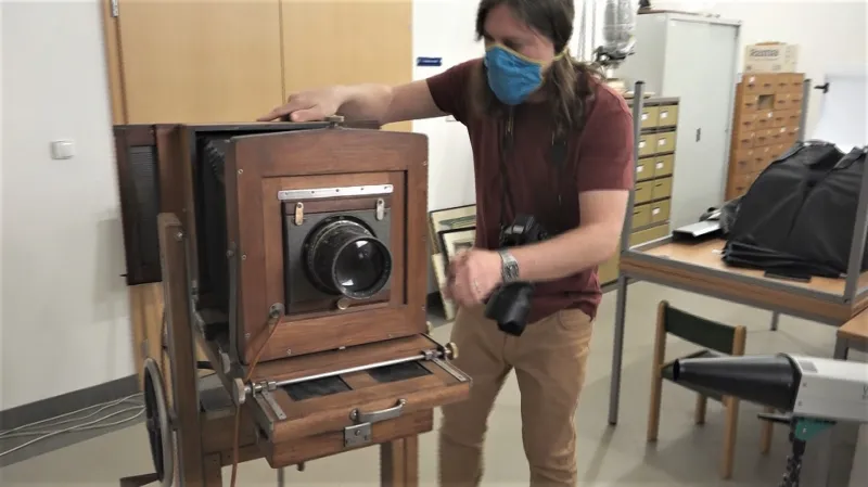 Projekt začal historický fotoaparát