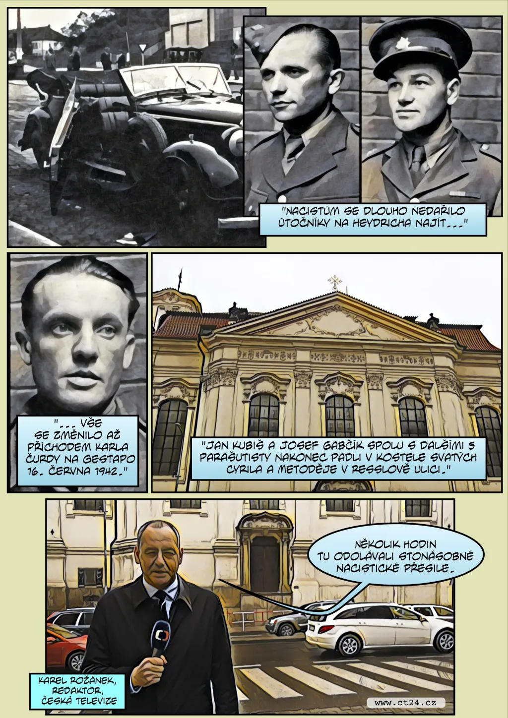 Komiks: Výročí atentátu na Heydricha