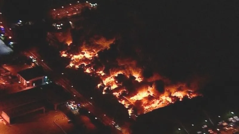 Oheň v ulicích Londýna