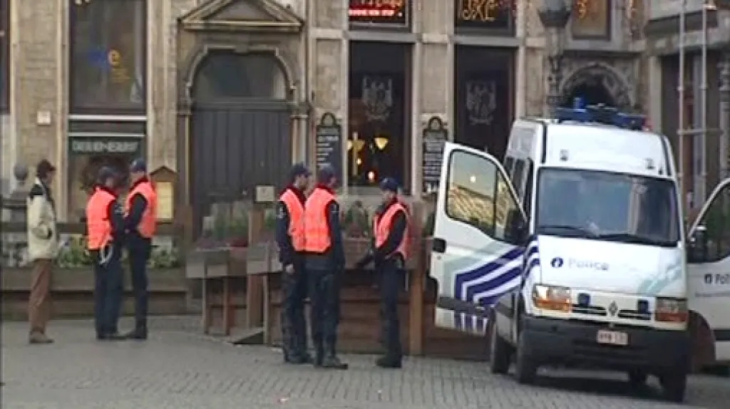 Bruselské ulice v obležení policejních složek