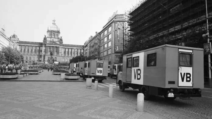 Václavské náměstí 21. srpna 1989
